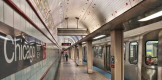 Chicago subway public transit