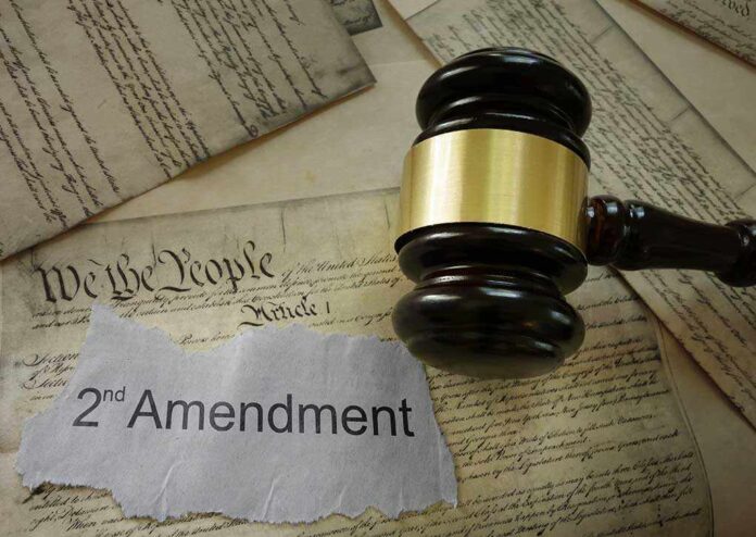 674696206 featured image Gavel on US Constitution with Second Amendment text