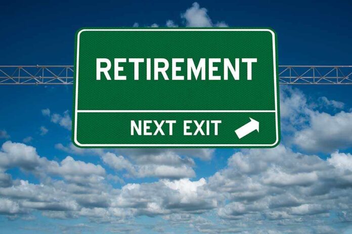 583127620 featured image Green road sign reading retirement next exit sky background