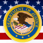 Bondi FIRES 6 Federal Prosecutors – See What They Did Department of Justice seal on American flag background.