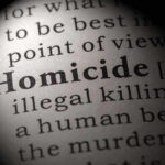 Truck Buyer Returns — Unleashes HORRIFYING Massacre Magnified text showing definition of homicide.