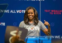 Michelle LASHES Out–What SET HER OFF Speaker at a voting campaign event encouraging participation