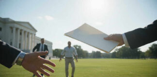 Create a featured image for the article titled: UNPRECEDENTED: DOJ TARGETS Fed Chair With CRIMINAL Subpoenas Create an imag