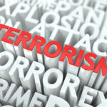 Knife Attacker HUNTS Jews The word Terrorism highlighted among other words.