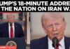 'Nearing Completion', Trump Addresses America on Iran