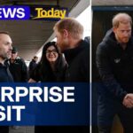 Prince Harry made a surprise appearance in Ukraine | 9 News