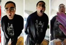 Terrifying Video Shows Standoff Between Homeowner and