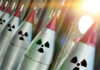 Chilling NUCLEAR Drill: Russia’s SHOCKING MOVE Line of nuclear missiles with radiation hazard signs.