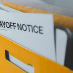 WEALTHY INFLUENCER MOCKS Laid-Off Worker—Outrage Erupts! Layoff notice in a yellow box.