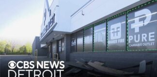 Investigators search for suspects who crashed SUV into Michigan dispensary