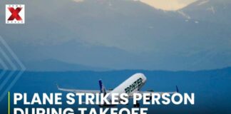 Frontier Airlines jet strikes person during Denver airport takeoff | NewsX World