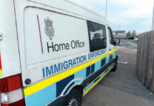 System Failure Exposed: Child Hurt, Then ICE White immigration enforcement van parked by roadside
