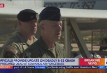 Deadly Crash Hits Key B-52 Modernization Program Officials give update on deadly B-52 crash at Edwards Air Force Base