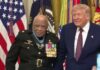 Donald Trump awards Medal of Honor to combat veterans at White House ceremony