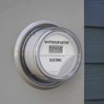 Digital electric meter displaying energy consumption