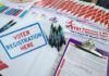 One Governor Can Now Handpick a U.S. Senator—Voters Have No Say Voter registration table with forms, pens, and brochures.