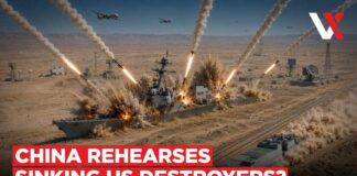 Rehearsal For Taiwan? China's Taklamakan Desert Hides "Full-Scale" US Warship Clone Targets | VERTEX