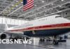 Foreign Royal Jet Becomes Air Force One Trump unveils new Air Force One, a $400 million jet gifted by Qatar | full video