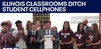 Gov. Pritzker signs bill banning cell phones in Illinois public schools
