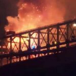 Brooklyn Bridge Fire Sparks New Questions LIVE: Fire on Brooklyn Bridge during July 4th fireworks show in New York