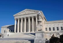 She Asked for Privacy. Prosecutors Say the Children Never Had Any The Supreme Court building with large columns and a clear blue sky
