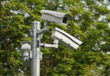 New Privacy Bill Seeks to Rein In Government surveillance cameras mounted on a metal pole