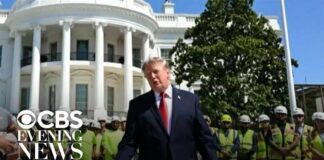 Trump flaunts White House improvement projects