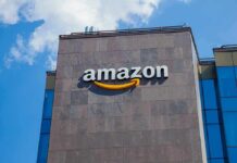 Amazon’s Texas AI Hub Could Become a Pollution Giant Amazon logo on modern office building facade