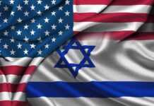 Iran Accuses Netanyahu of Tricking U.S. Into Conflict United States and Israel flags overlapping with visible folds