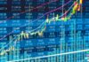 Diesel Shock Rattles Markets Stock market chart with rising candlesticks and trend lines