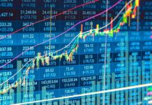 Diesel Shock Rattles Markets Stock market chart with rising candlesticks and trend lines
