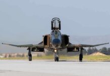 Ukraine’s Mirage Jets Become Missile Killers Military jet taxiing on runway with open canopy