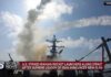 US strikes Iranian rocket launchers on the Strait of Hormuz in first military action in weeks