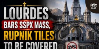 Lourdes Bishop Bans SSPX From Sacraments & Orders Rupnik Mosaics Covered | SG News