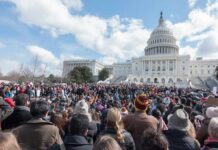 Border Flashpoint Erupts: Hundreds Protest Channel Arrivals Large crowd gathered in front of the United States Capitol