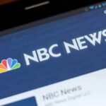 NBC News app screen on a smartphone