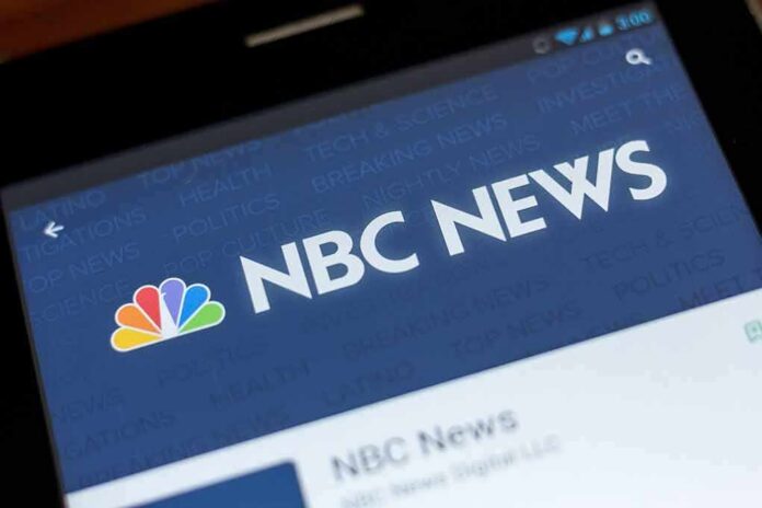 shutterstock_1127599040 NBC News app screen on a smartphone