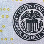 Federal Reserve System seal on U.S. currency