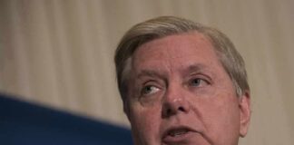 Lindsey Graham speaking at an event